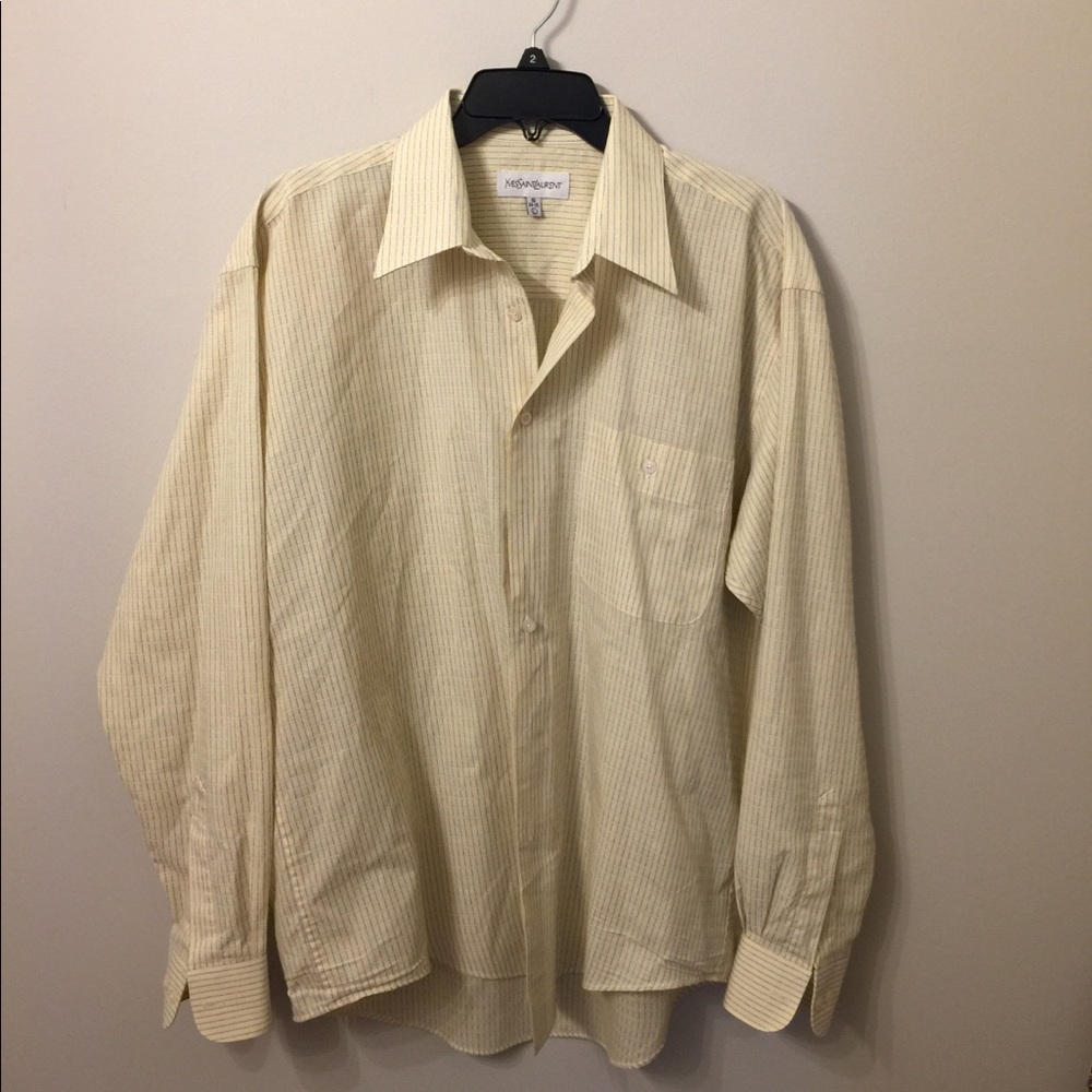 (1052).  Yves Saint Laurent shirt.  Size 16 34/35
